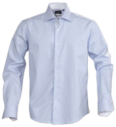 Picture of James Harvest Mens Reno Stripe Shirt 100% Combed Cotton